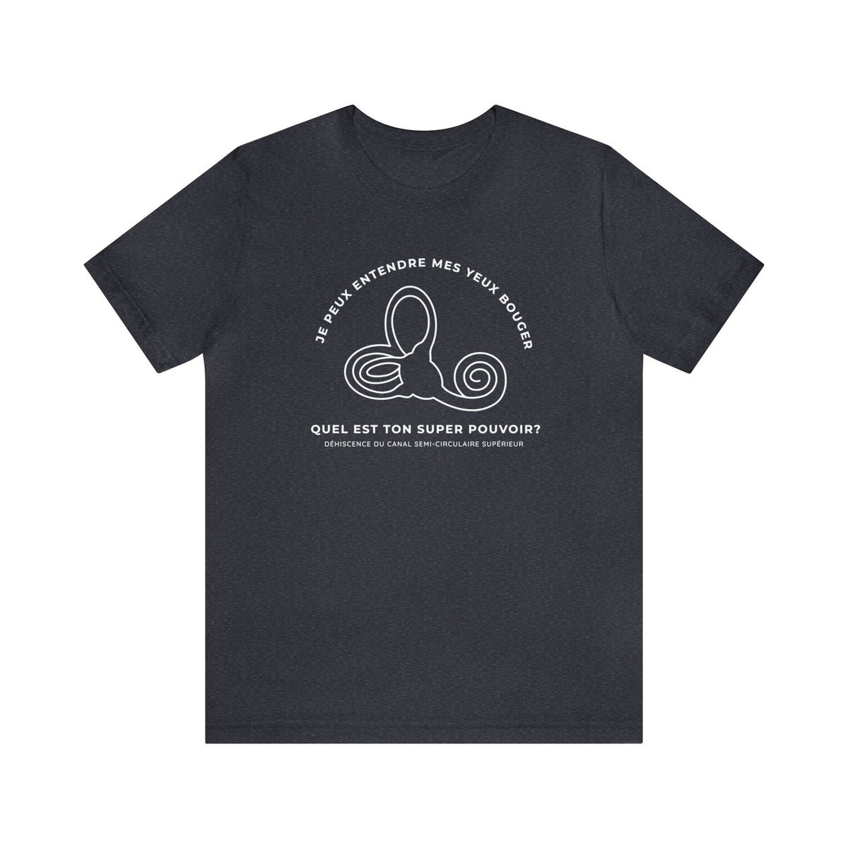 Déhiscence du canal semi-circulaire supérieur Bella Canvas Unisex Jersey Short Sleeve Tee