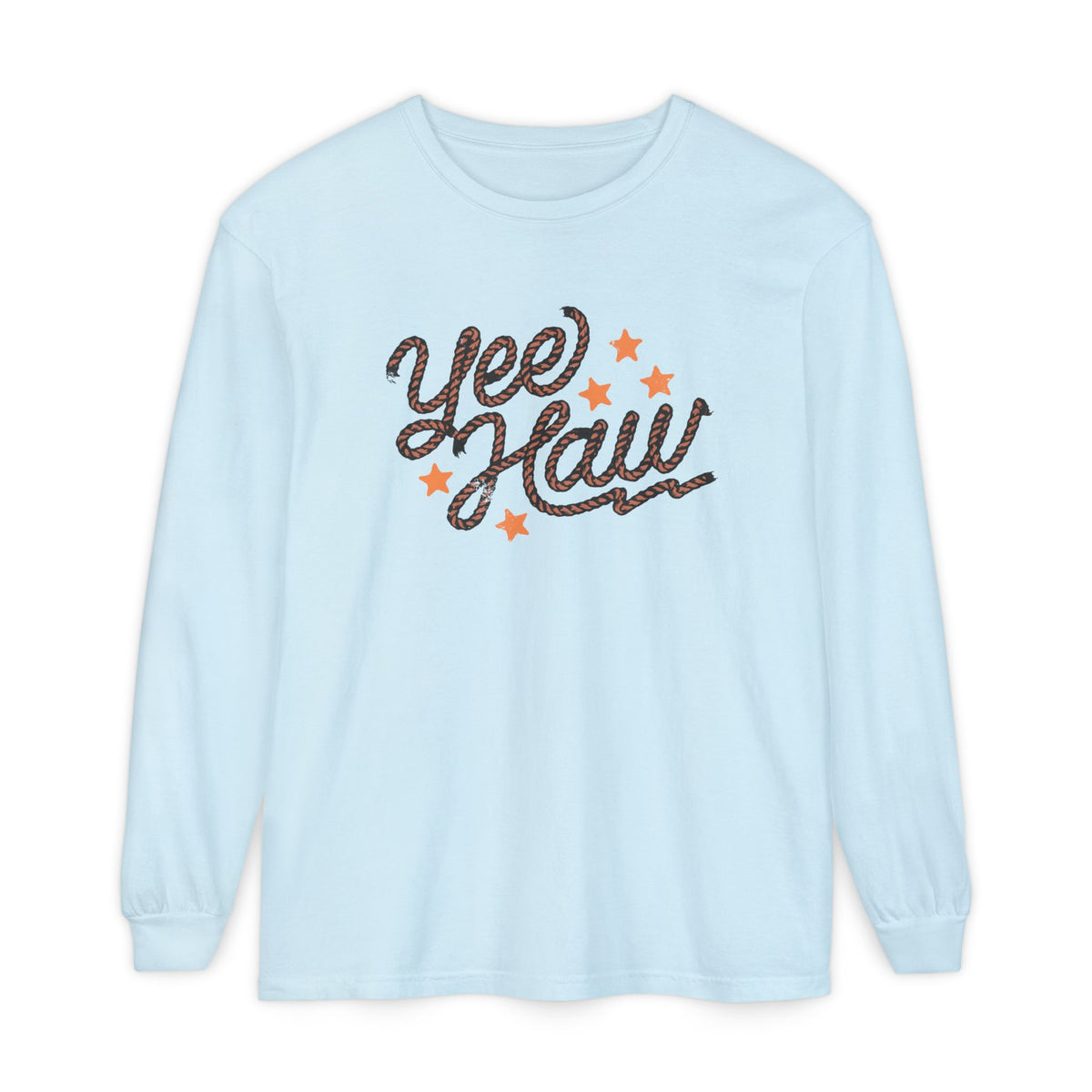 Yee Haw Comfort Colors Unisex Garment-dyed Long Sleeve T-Shirt