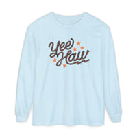 Yee Haw Comfort Colors Unisex Garment-dyed Long Sleeve T-Shirt