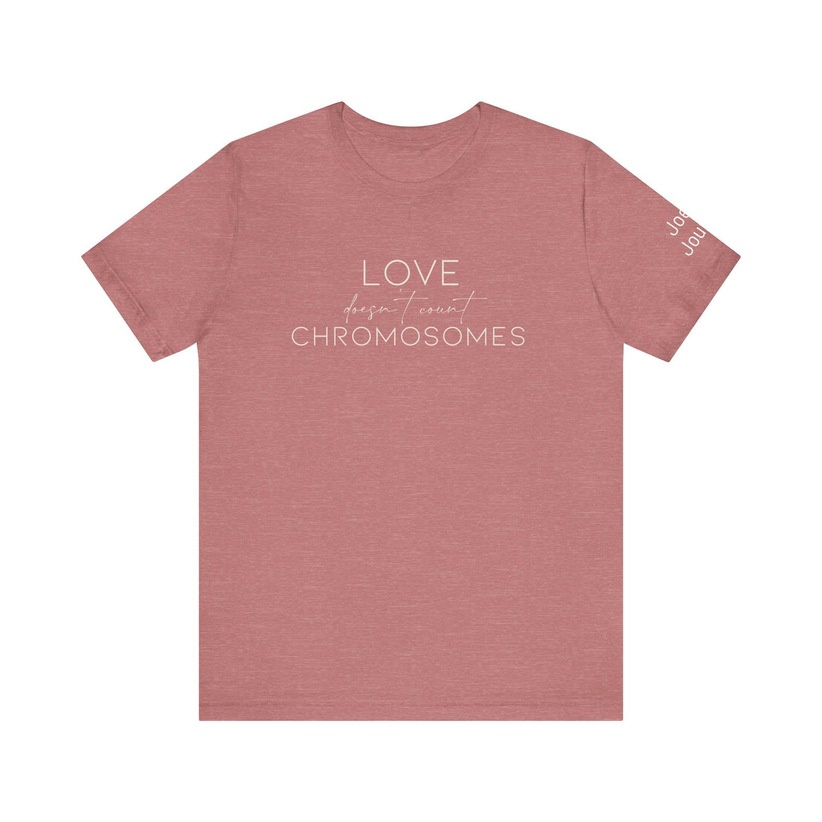 Joey's Journey Chromosome 6q Deletion Awareness Bella Canvas Unisex Jersey Short Sleeve Tee