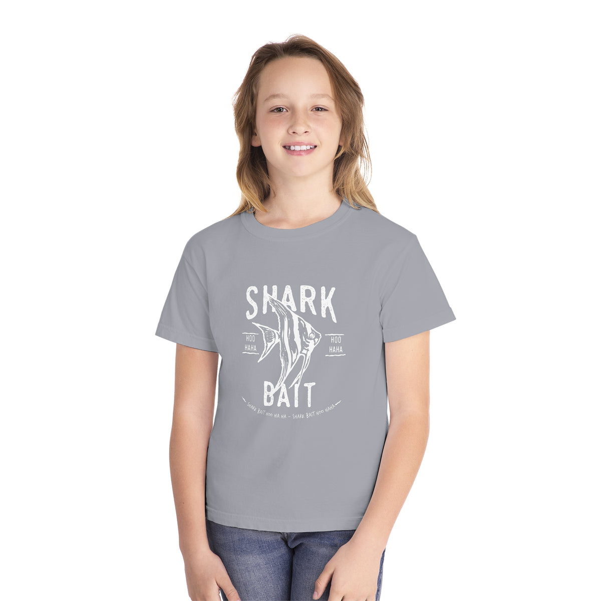 Shark Bait Hoo Haha Comfort Colors Youth Midweight Tee