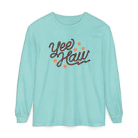 Yee Haw Comfort Colors Unisex Garment-dyed Long Sleeve T-Shirt