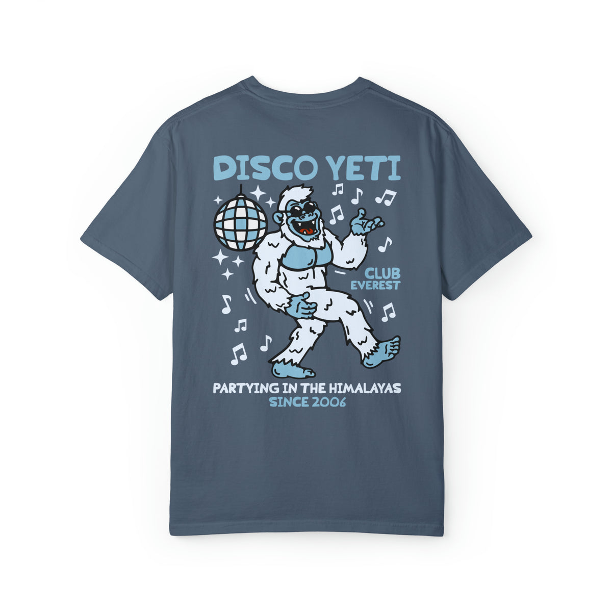 Disco Yeti Comfort Colors Unisex Garment-Dyed T-shirt