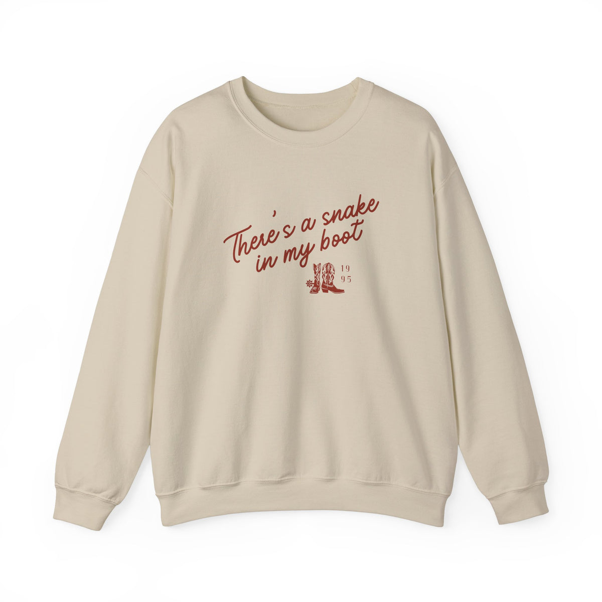 There's A Snake In My Boot Gildan Unisex Heavy Blend™ Crewneck Sweatshirt