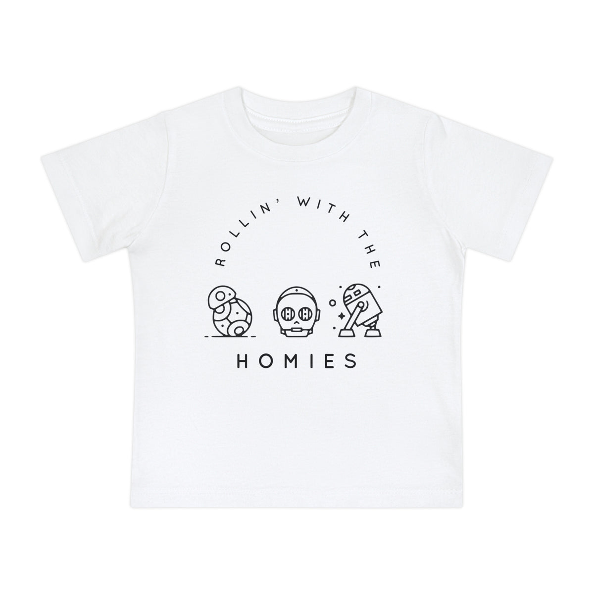 Rollin’ With The Homies Bella Canvas Baby Short Sleeve T-Shirt
