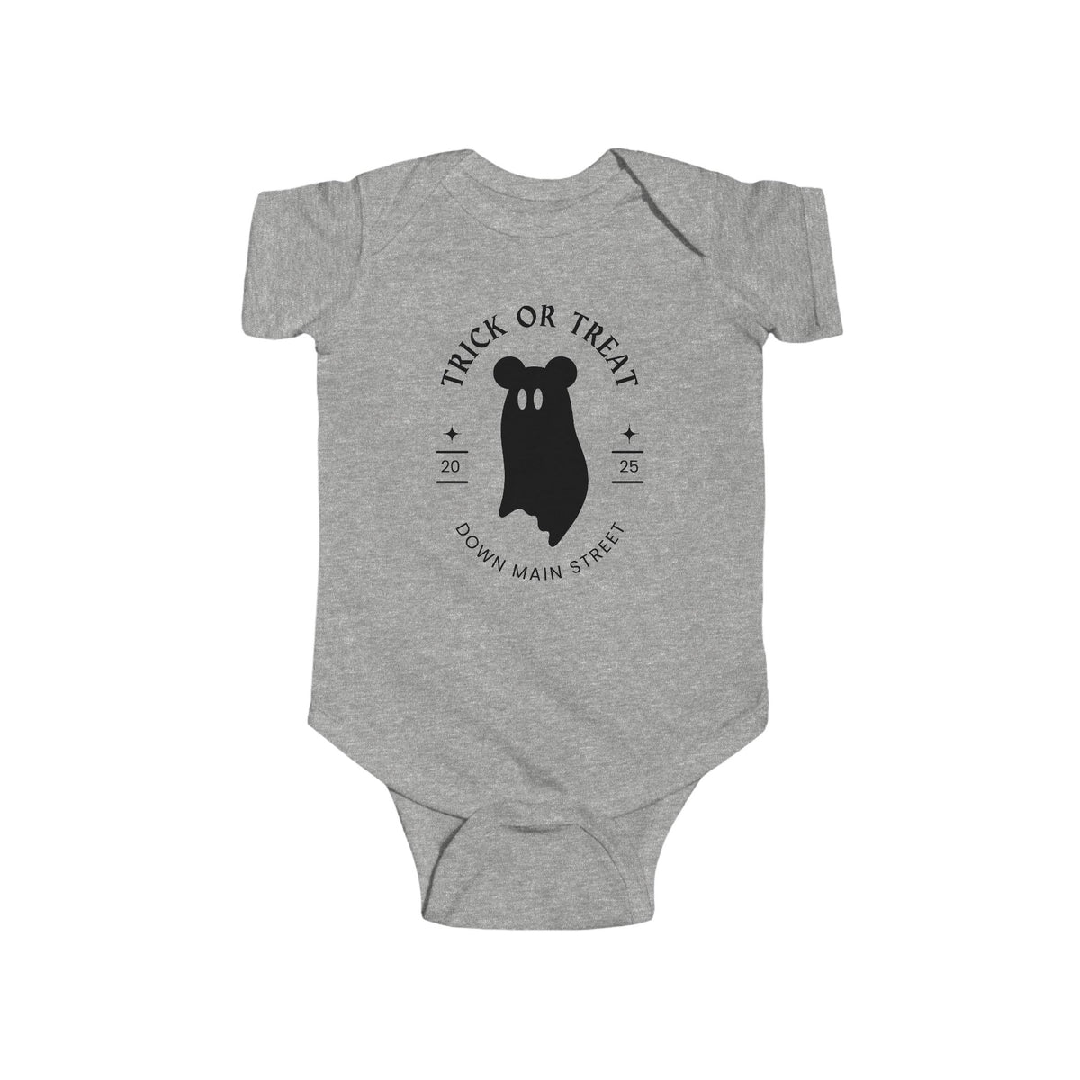 Trick or Treat Down Main Street Infant Fine Jersey Bodysuit