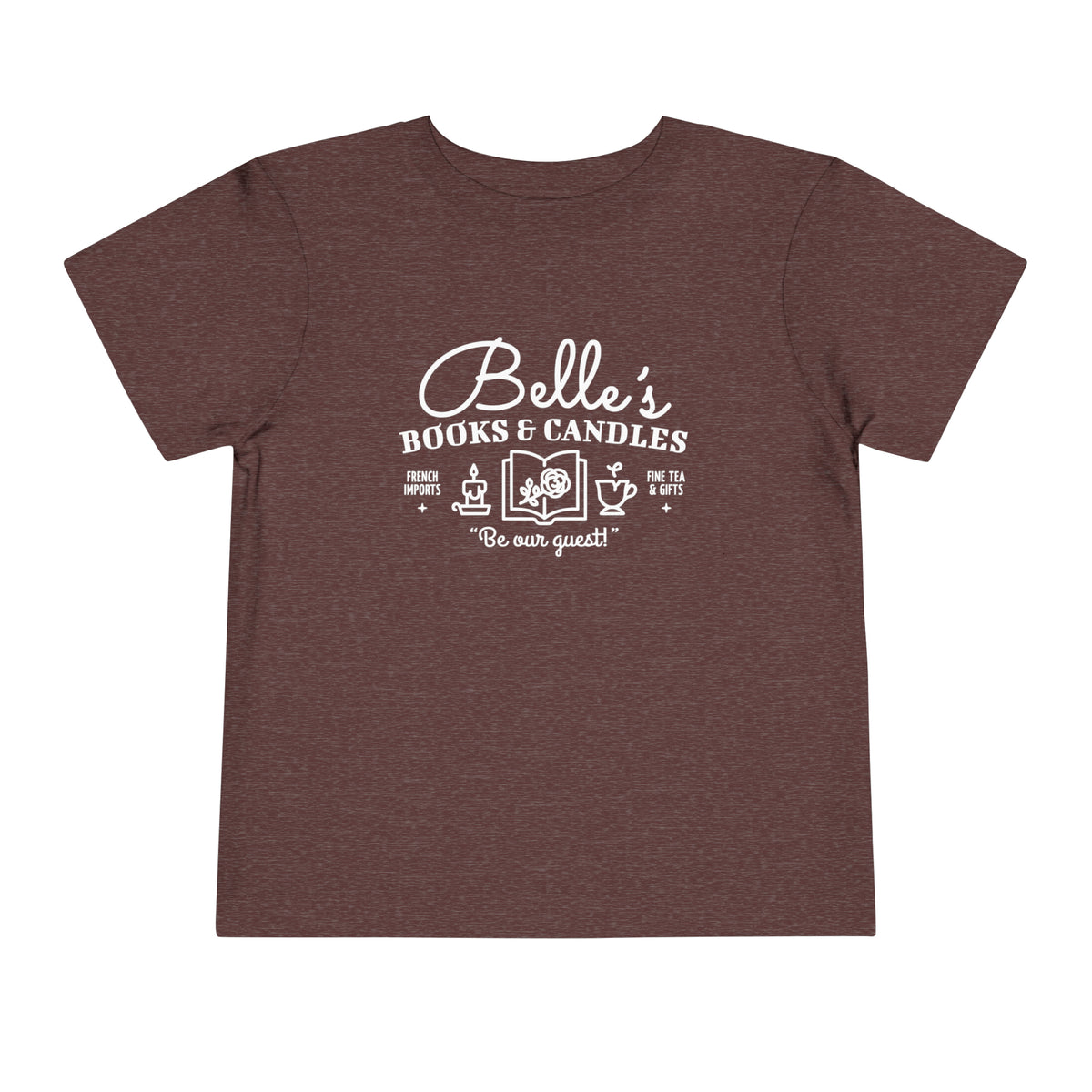 Belle's Books & Candles Bella Canvas Toddler Short Sleeve Tee