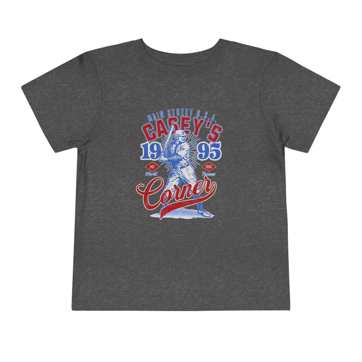 Casey’s Corner Distressed Bella Canvas Toddler Short Sleeve Tee