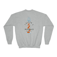 Triton's Mermaid Security Gildan Youth Crewneck Sweatshirt