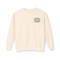 Drink Around the World Tour Unisex Lightweight Comfort Colors Crewneck Sweatshirt