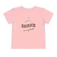 There's A Snake In My Boot Bella Canvas Toddler Short Sleeve Tee