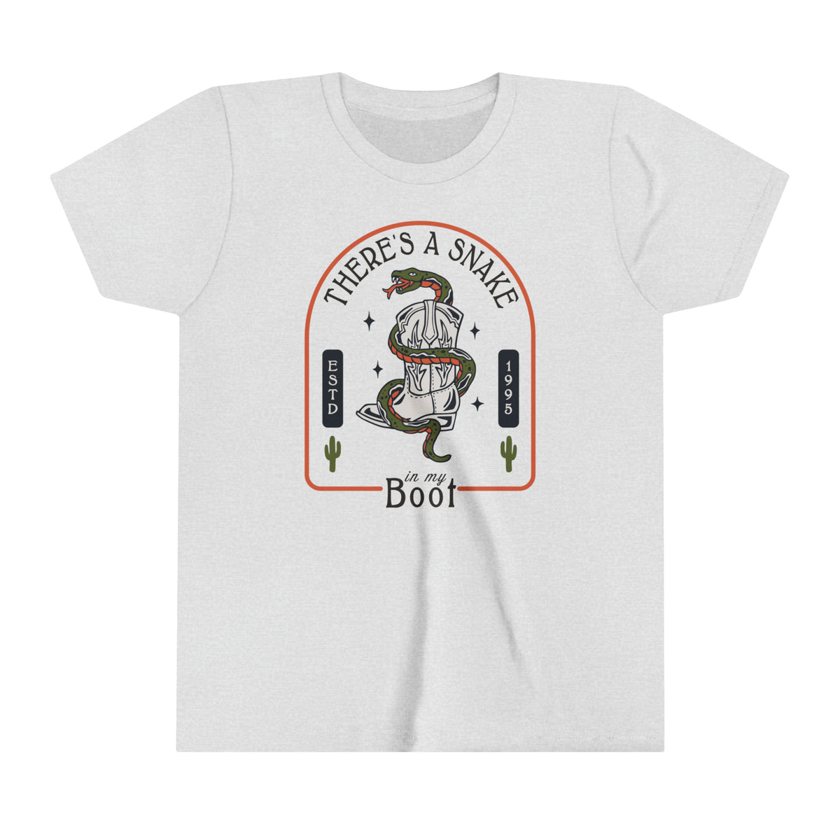 There's A Snake In My Boot Bella Canvas Youth Short Sleeve Tee
