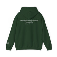 Joey's Journey Chromosome 6q Deletion Awareness Gildan Unisex Heavy Blend™ Hooded Sweatshirt