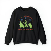 Merry Christmas Ya Foolish Mortals Gildan Unisex Heavy Blend™ Crewneck Sweatshirt