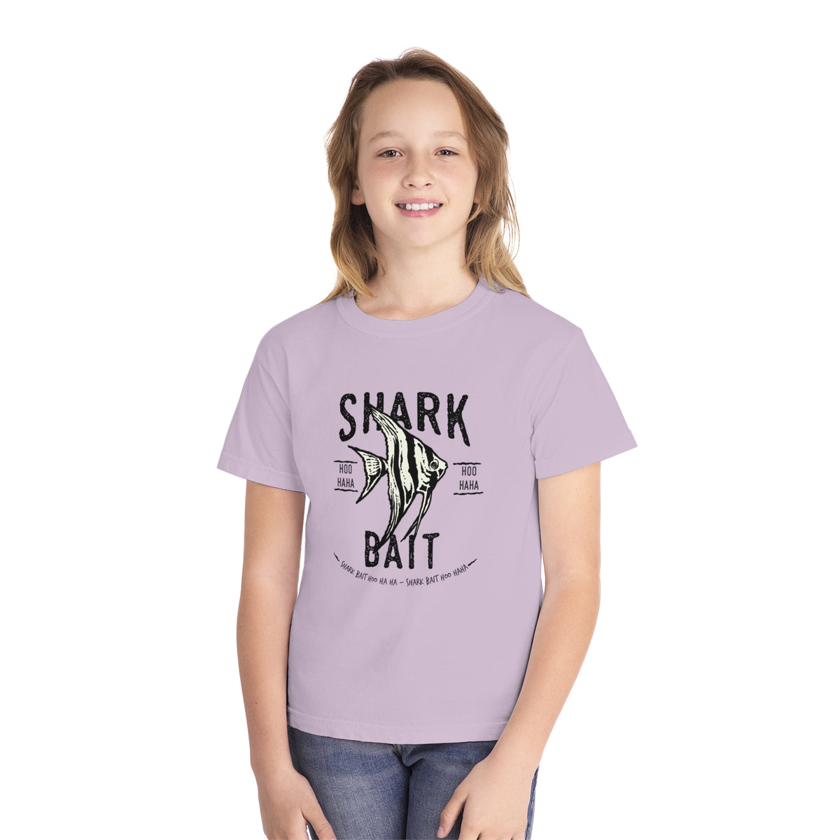 Shark Bait Hoo Haha Comfort Colors Youth Midweight Tee