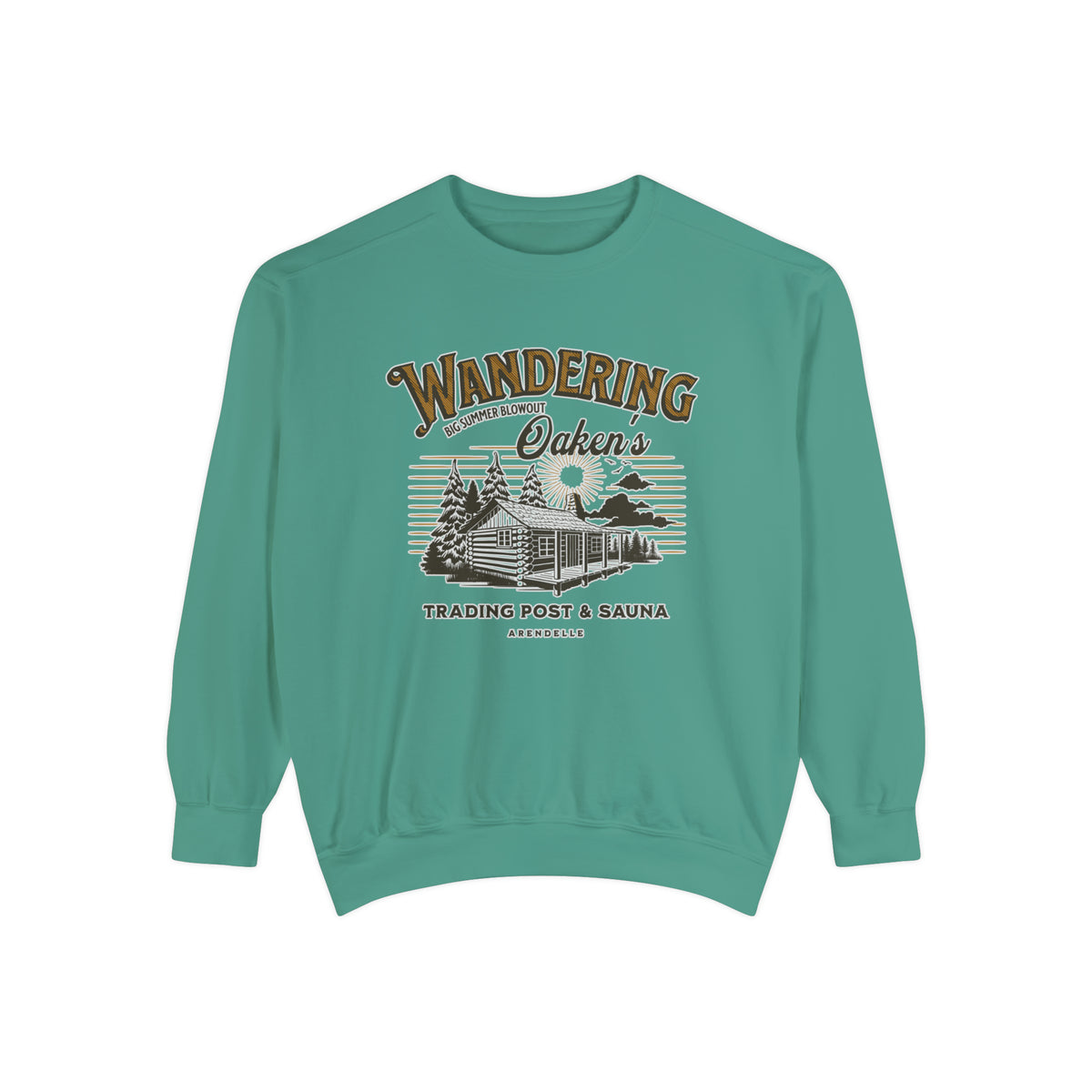 Wandering Oaken’s Trading Post Comfort Colors Unisex Garment-Dyed Sweatshirt