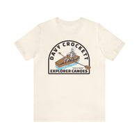 Davy Crockett Explorer Canoes Bella Canvas Unisex Jersey Short Sleeve Tee