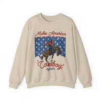 Make America Cowboy Again Gildan Unisex Heavy Blend™ Crewneck Sweatshirt