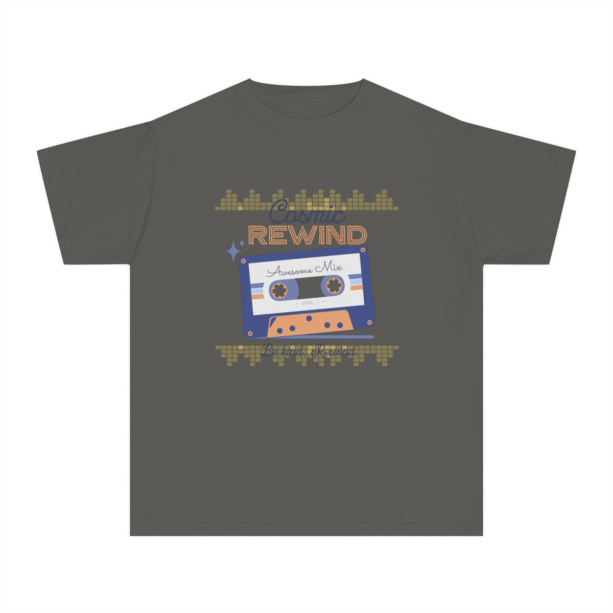 Cosmic Rewind Comfort Colors Youth Midweight Tee