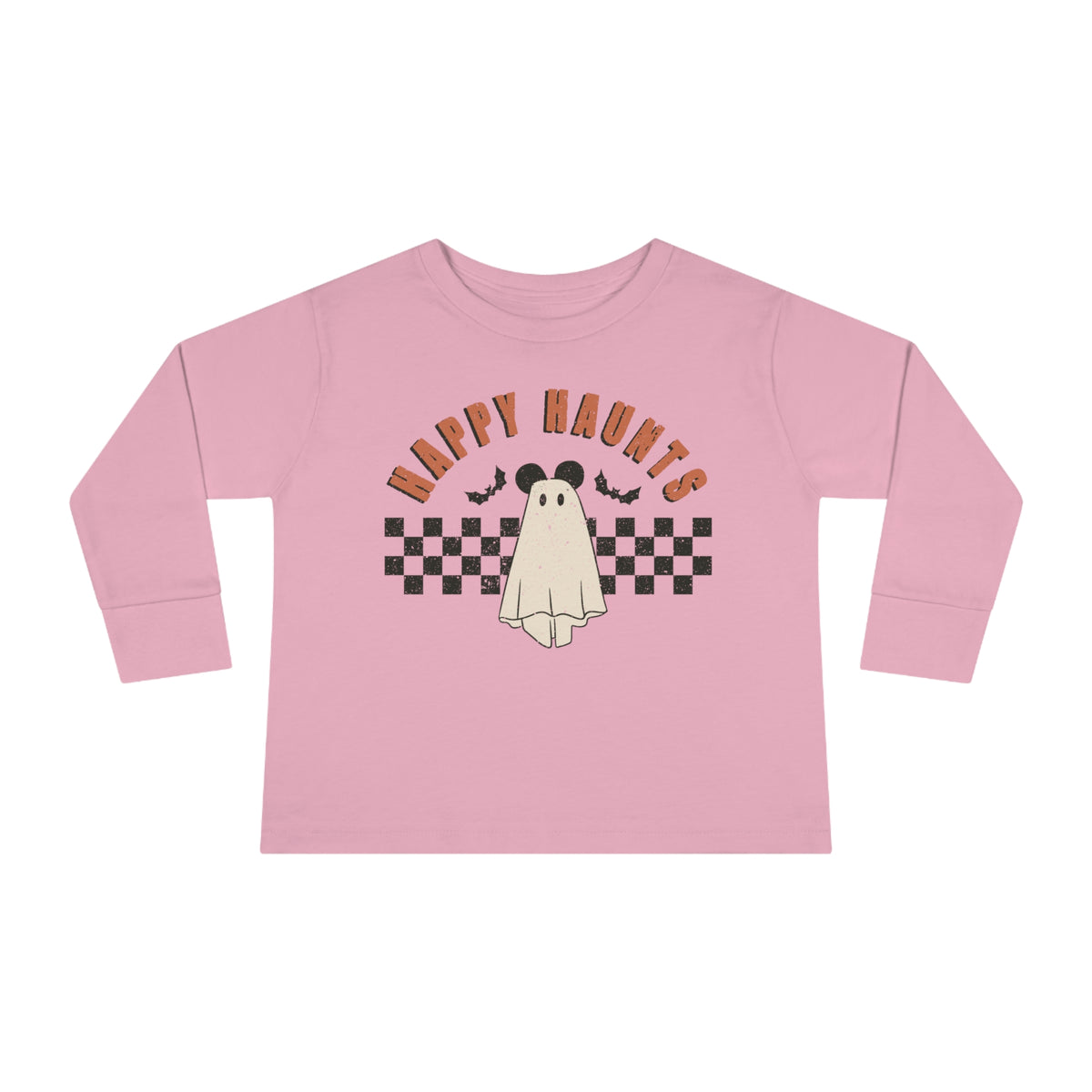 Happy Haunts Rabbit Skins Toddler Long Sleeve Tee