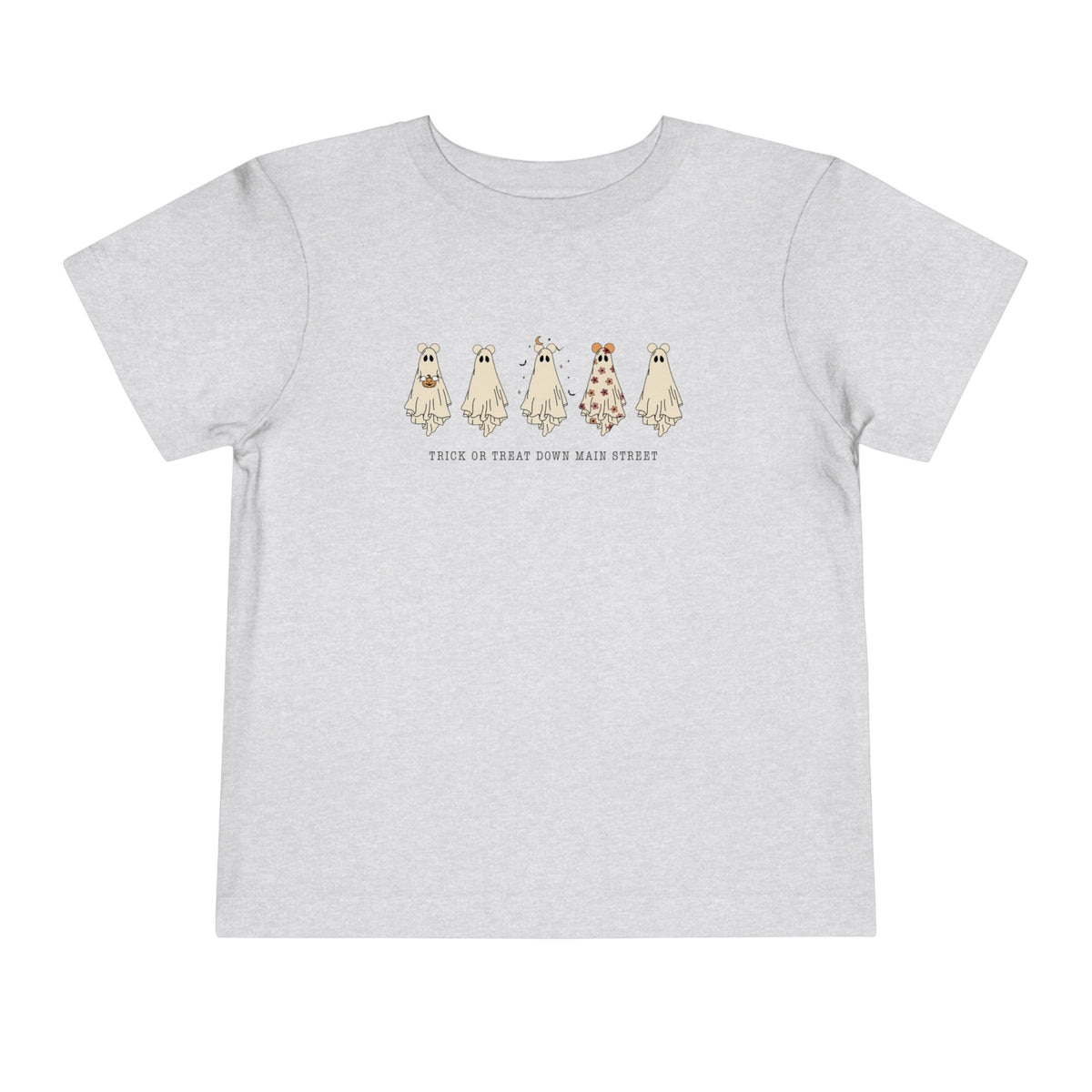 Trick or Treat Down Main Street Toddler Short Sleeve Tee
