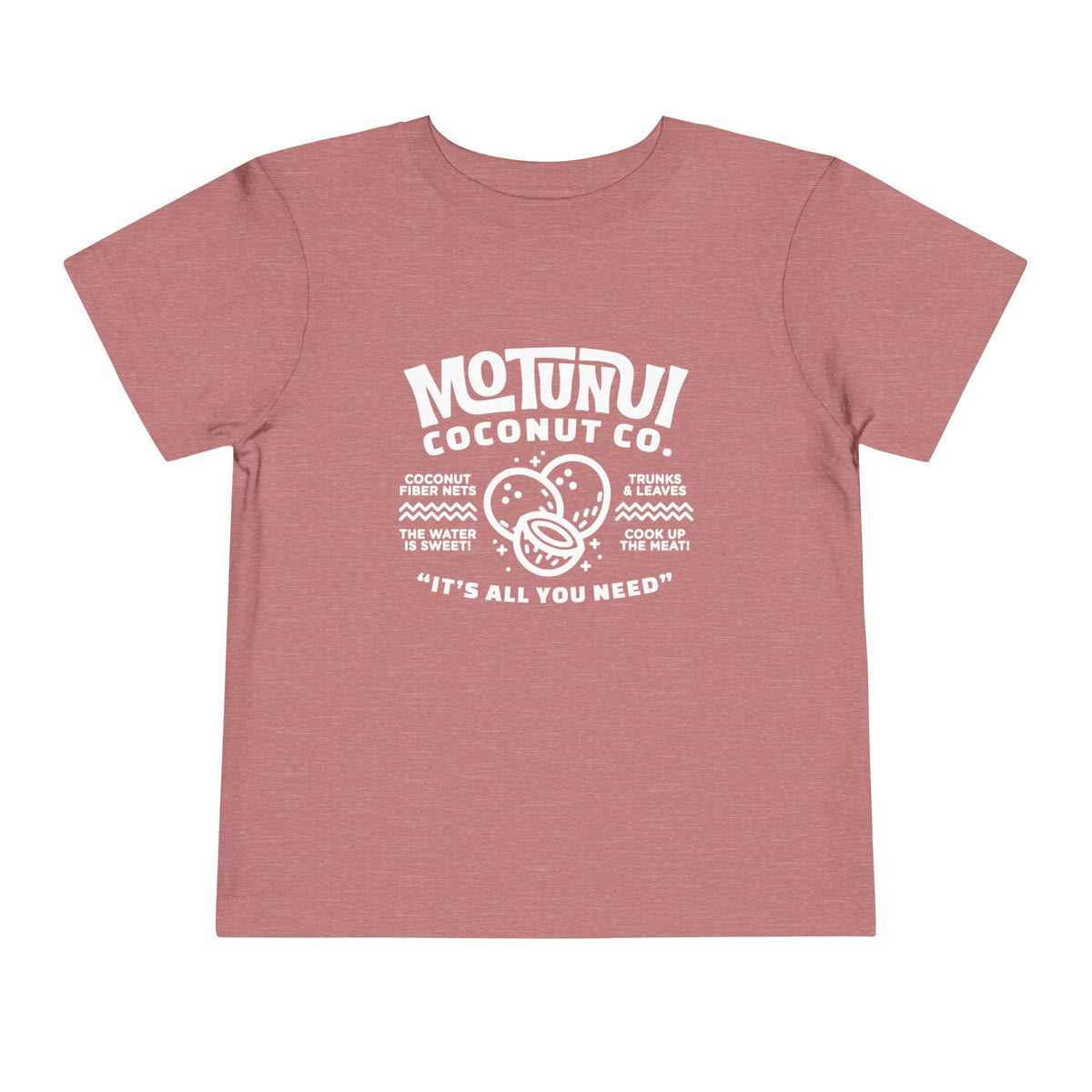 Motunui Coconut Co Bella Canvas Toddler Short Sleeve Tee