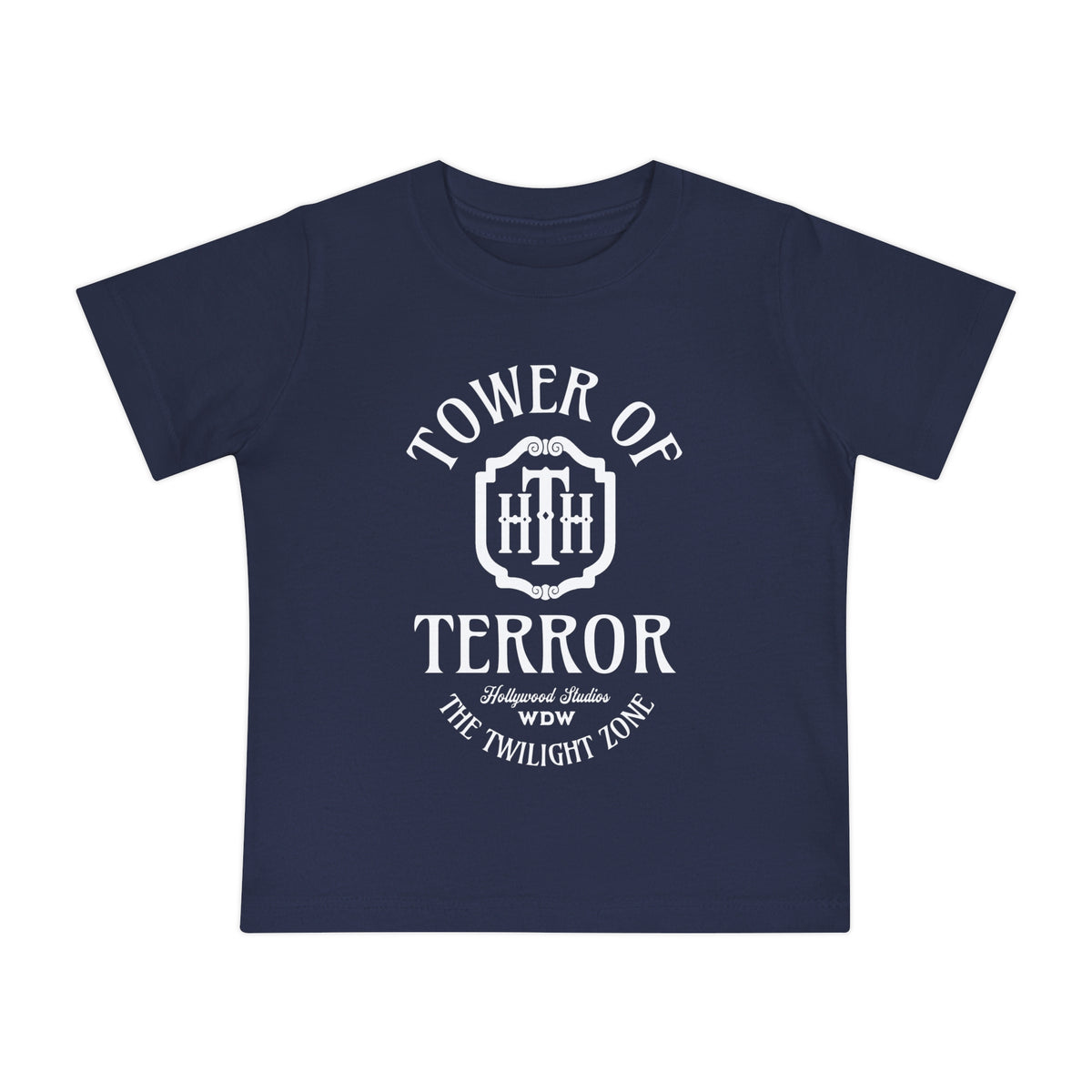 Tower Of Terror Bella Canvas Baby Short Sleeve T-Shirt