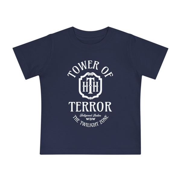 Tower Of Terror Bella Canvas Baby Short Sleeve T-Shirt
