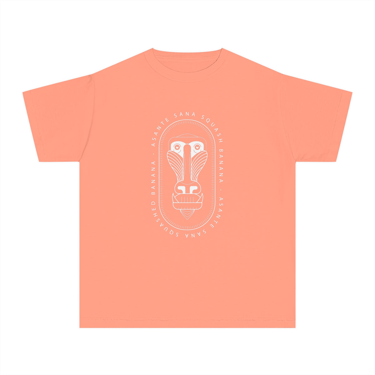 Asante Sana Squashed Banana Comfort Colors Youth Midweight Tee