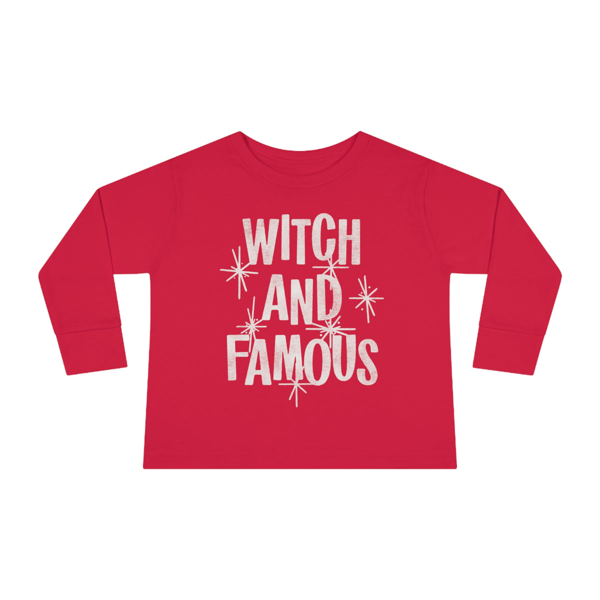 Witch and Famous Rabbit Skins Toddler Long Sleeve Tee