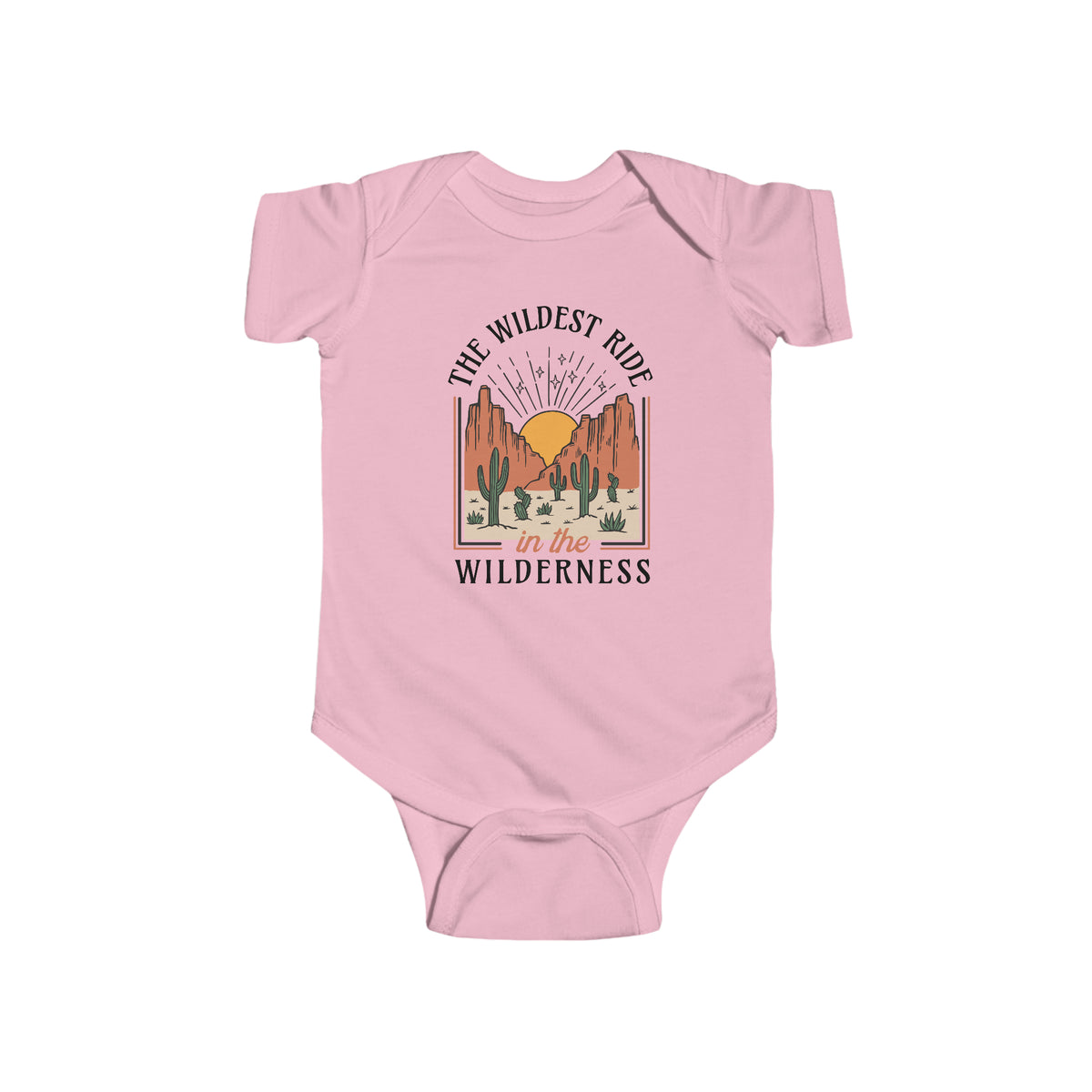 The Wildest Ride In The Wilderness Rabbit Skins Infant Fine Jersey Bodysuit