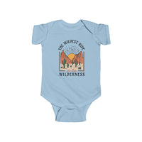 The Wildest Ride In The Wilderness Rabbit Skins Infant Fine Jersey Bodysuit