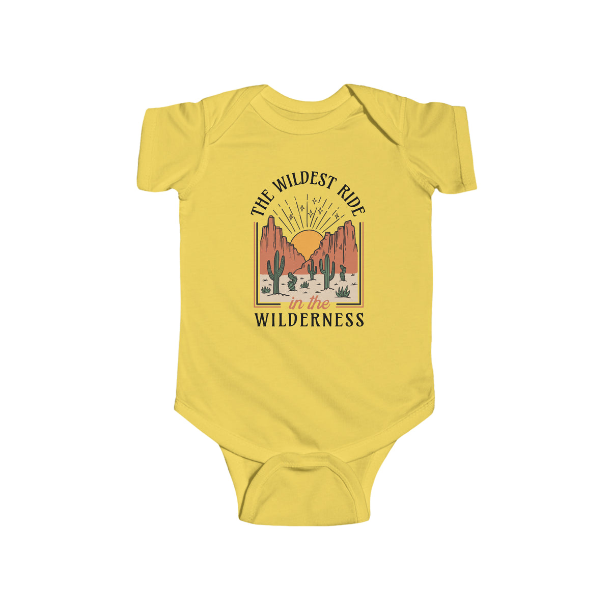 The Wildest Ride In The Wilderness Rabbit Skins Infant Fine Jersey Bodysuit