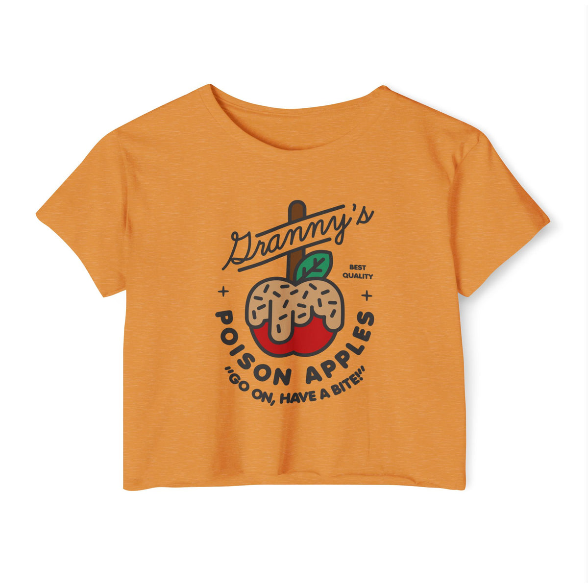 Granny's Poison Apples Women's Festival Crop Top