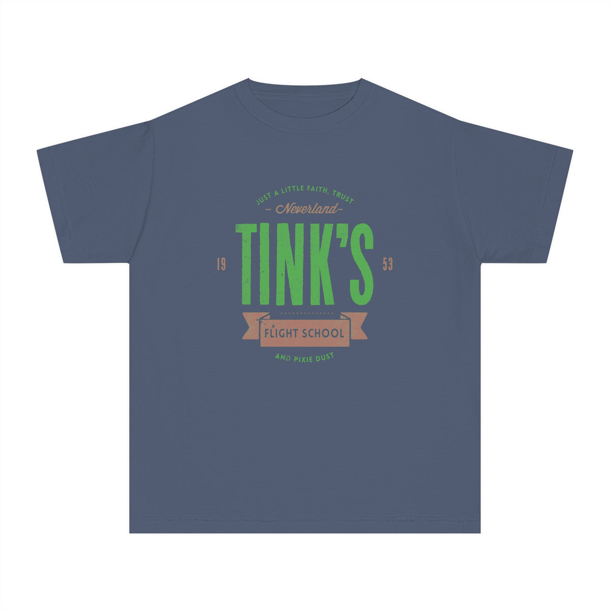 Tink's Flight School Comfort Colors Youth Midweight Tee