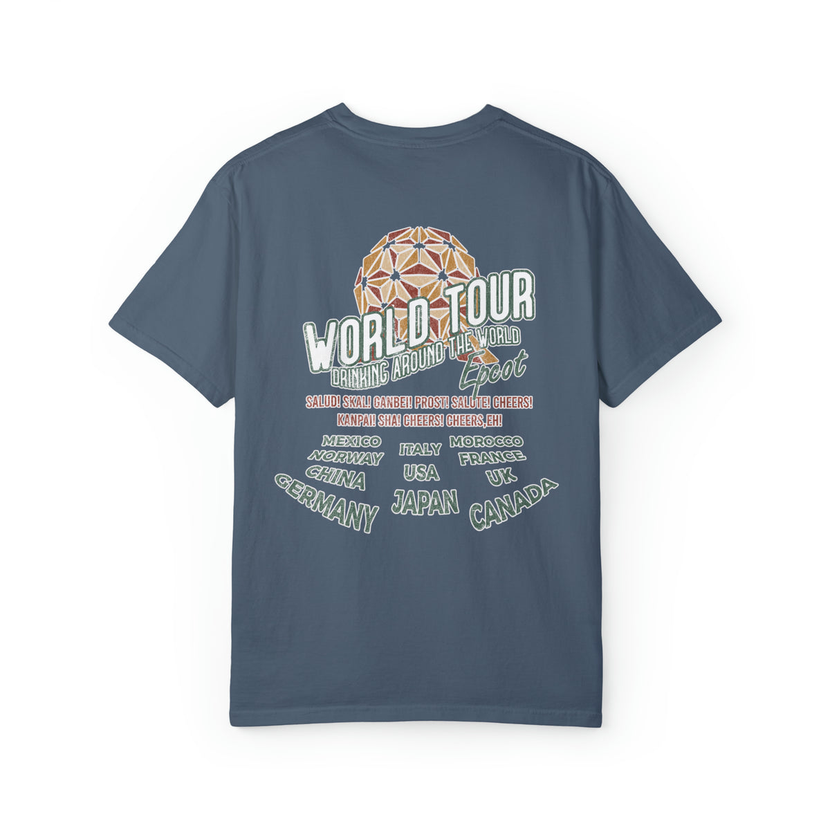 World Tour Comfort Colors Unisex Garment-Dyed T-shirt