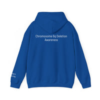 Joey's Journey Chromosome 6q Deletion Awareness Gildan Unisex Heavy Blend™ Hooded Sweatshirt