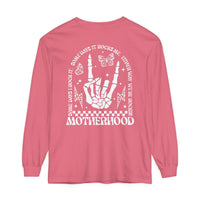 Motherhood Comfort Colors Unisex Garment-dyed Long Sleeve T-Shirt