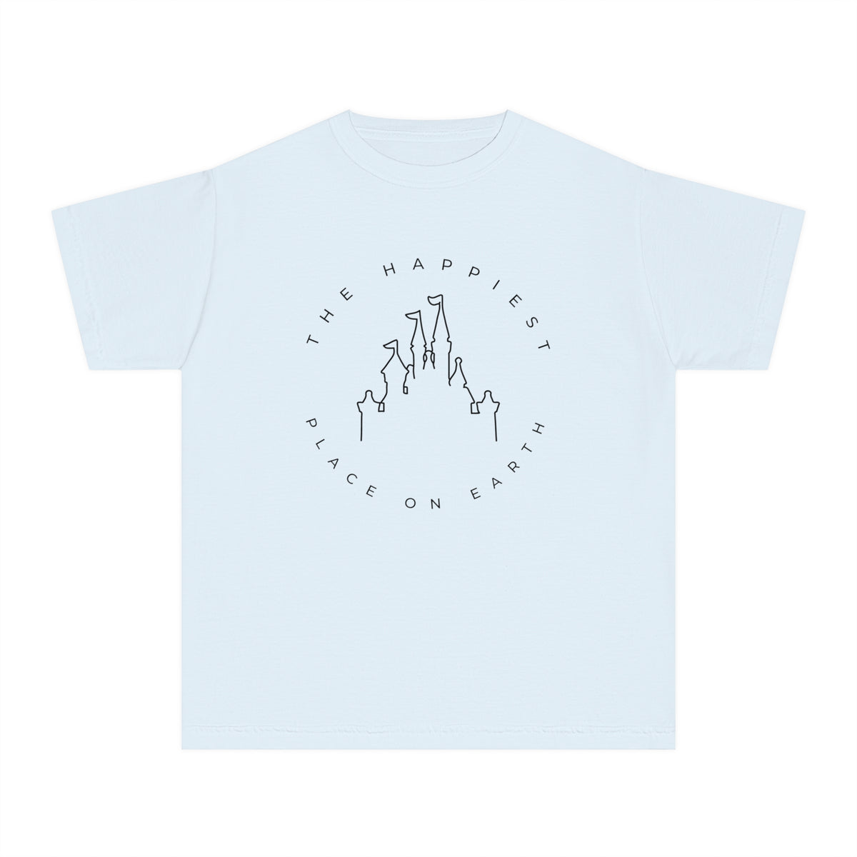 Happiest Place On Earth Comfort Colors Youth Midweight Tee