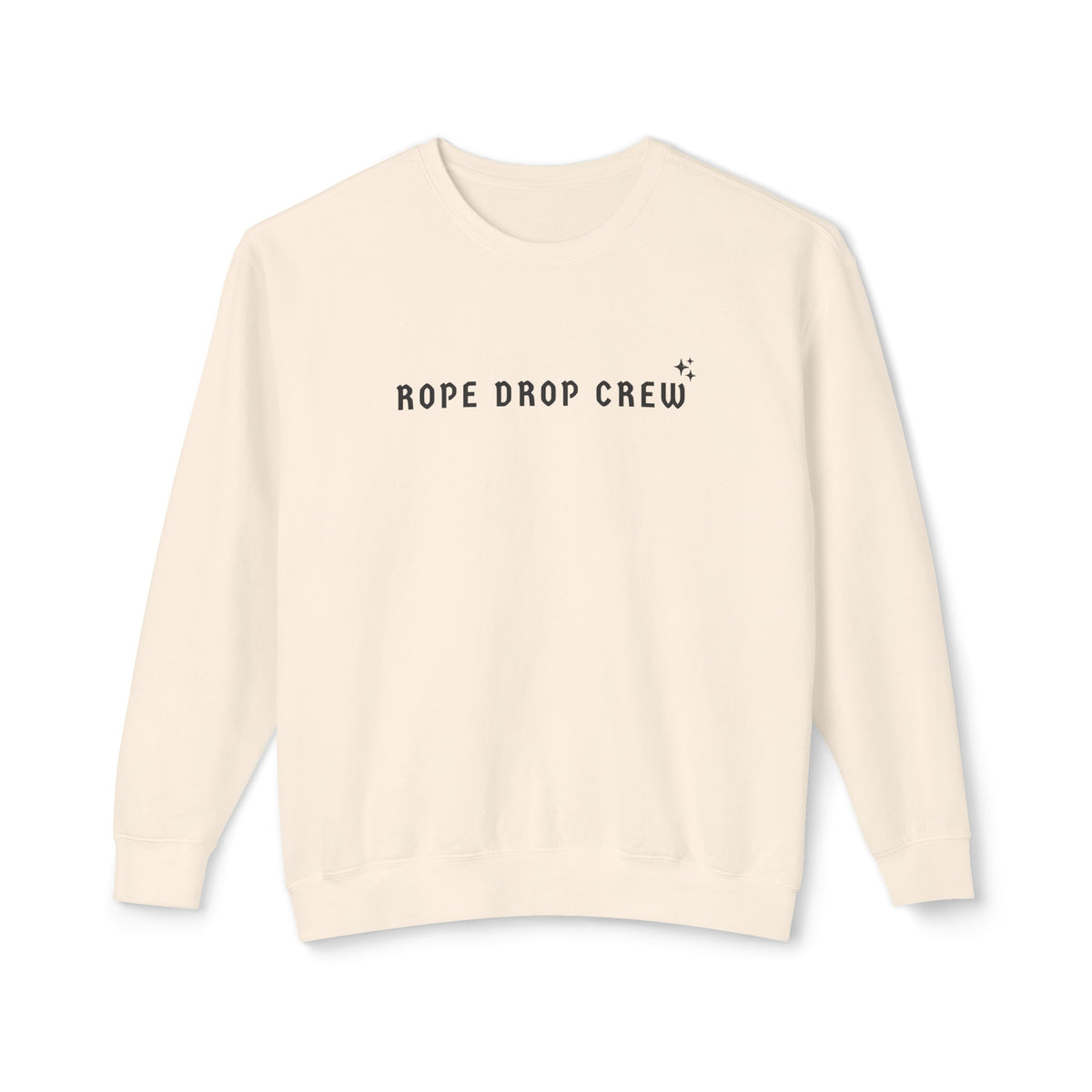 Rope Drop Crew Unisex Lightweight Comfort Colors Crewneck Sweatshirt