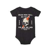 Dead Men Tell No Tales Bella Canvas Infant Jersey One Piece