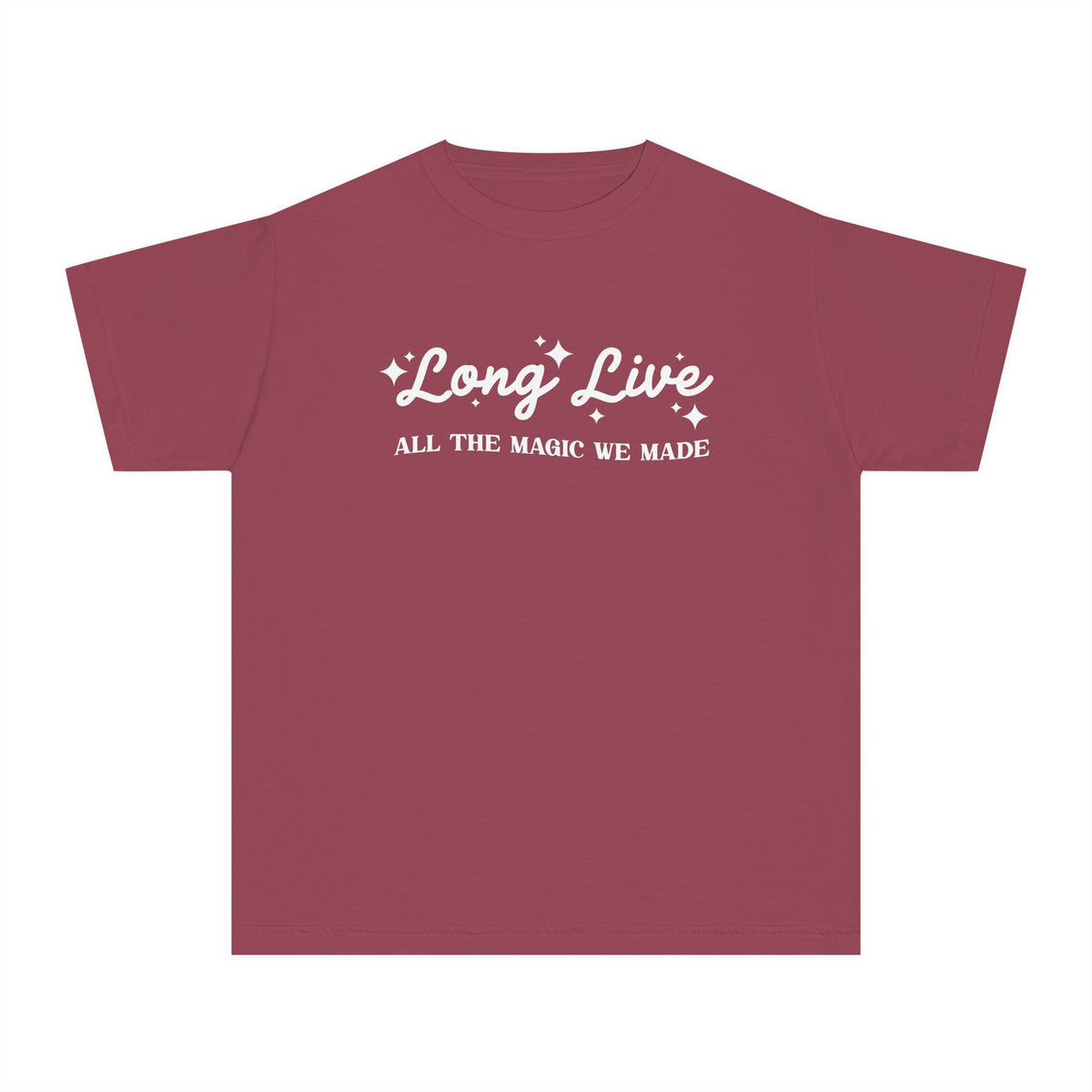 Long Live All The Magic We Made Comfort Colors Youth Midweight Tee