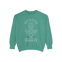 Why'd It Have To Be Snakes Comfort Colors Unisex Garment-Dyed Sweatshirt
