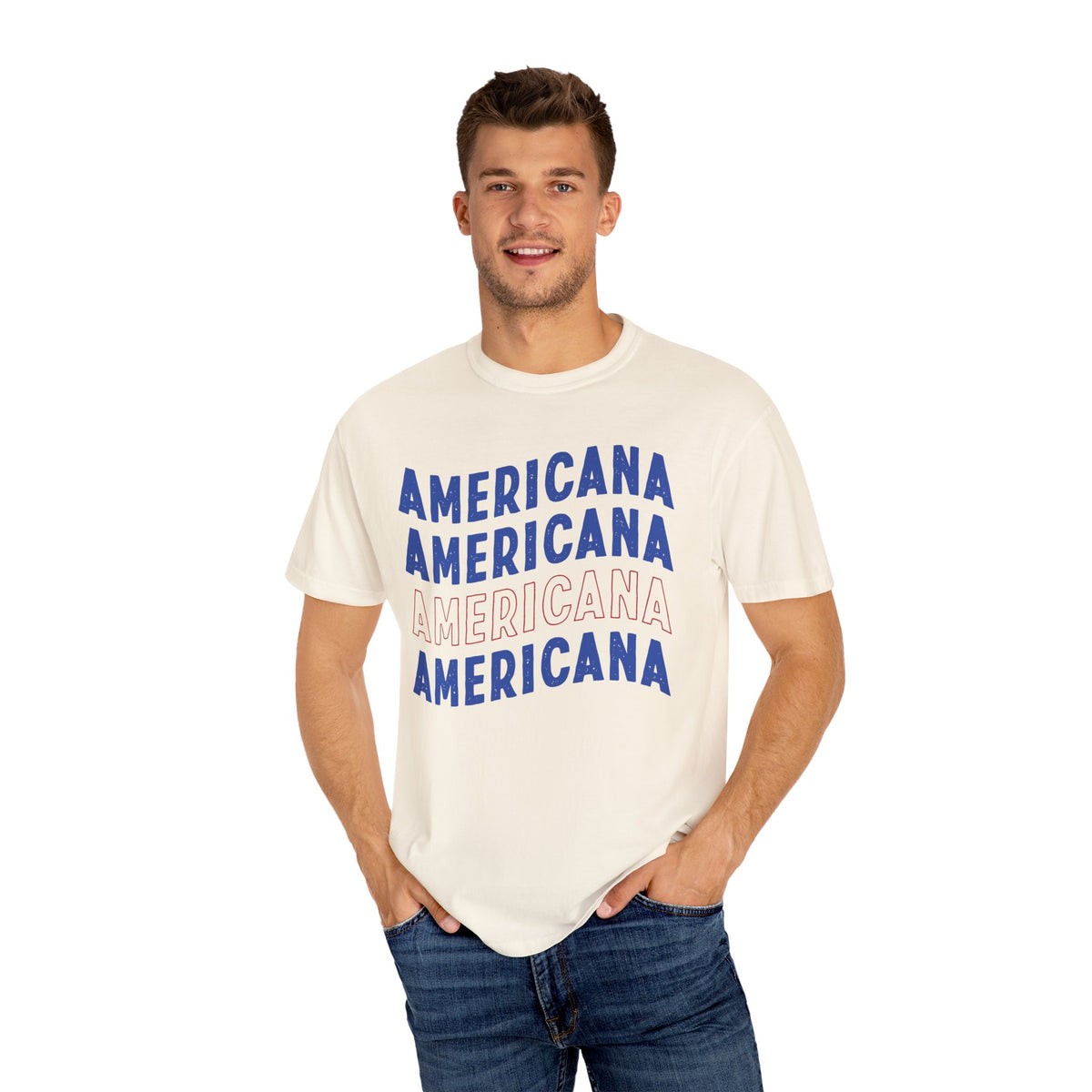 Americana Comfort Colors Unisex Garment-Dyed T-shirt