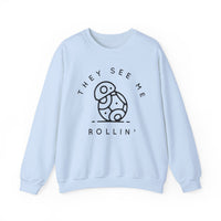 They See Me Rollin' Gildan Unisex Heavy Blend™ Crewneck Sweatshirt