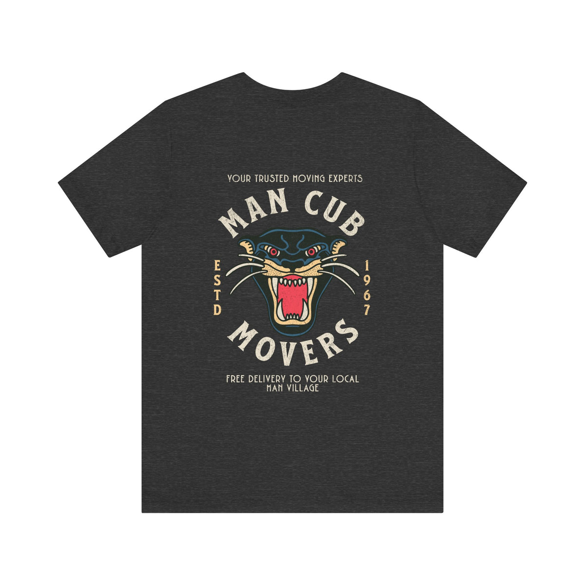 Man Cub Movers Bella Canvas Unisex Jersey Short Sleeve Tee