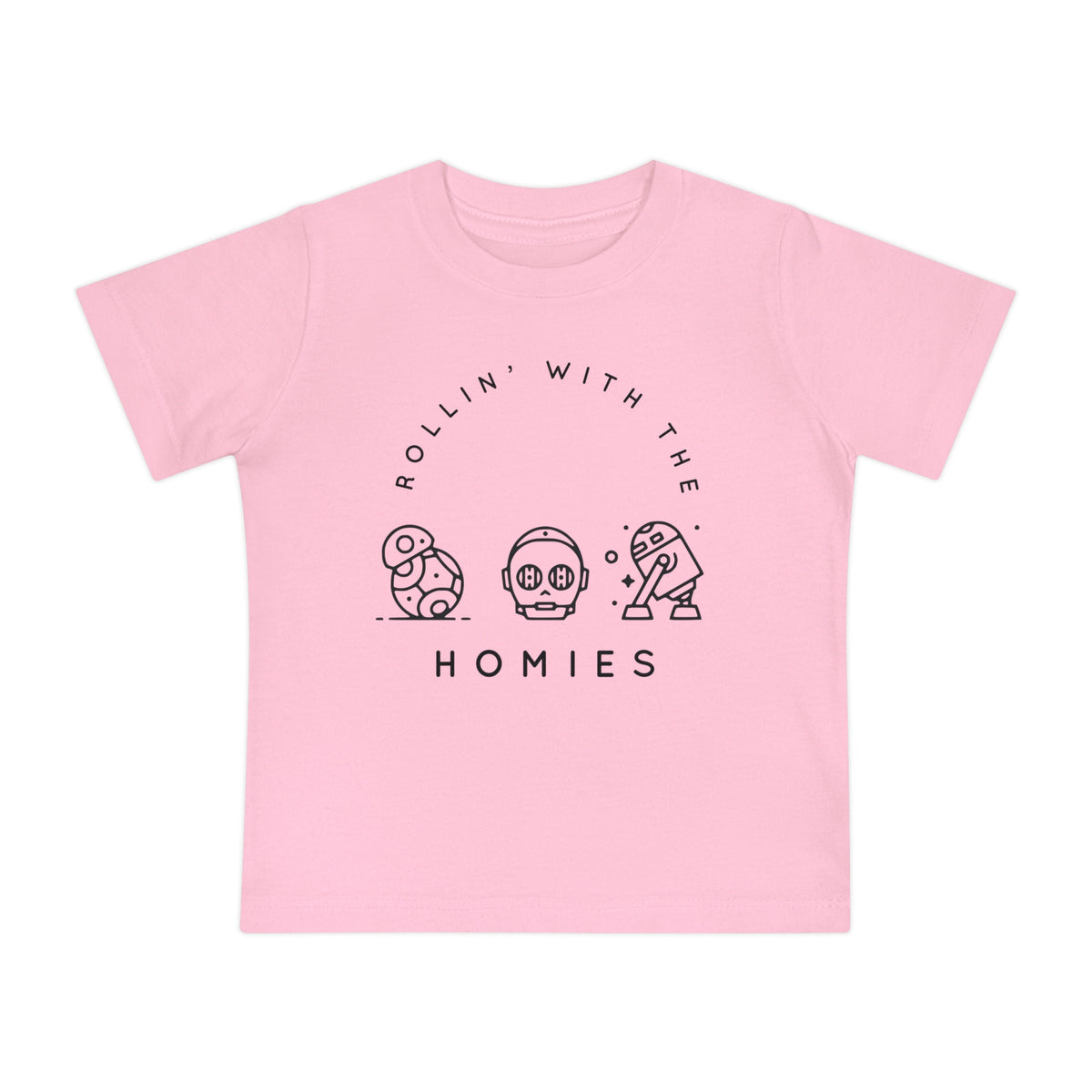 Rollin’ With The Homies Bella Canvas Baby Short Sleeve T-Shirt