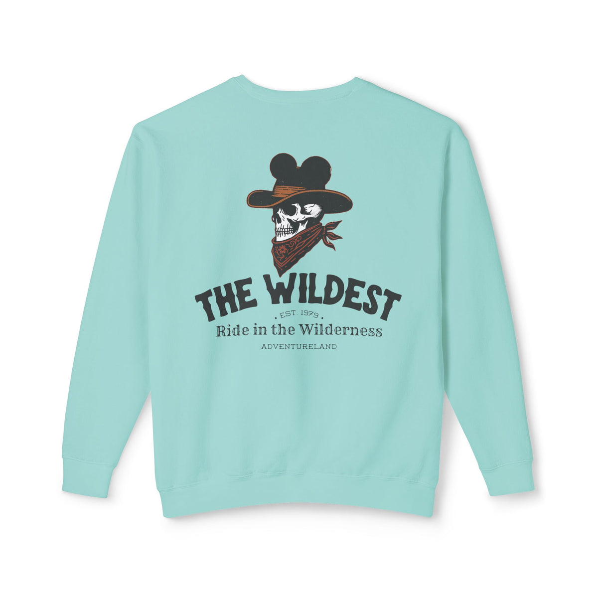 The Wildest Ride in the Wilderness Unisex Lightweight Comfort Colors Crewneck Sweatshirt