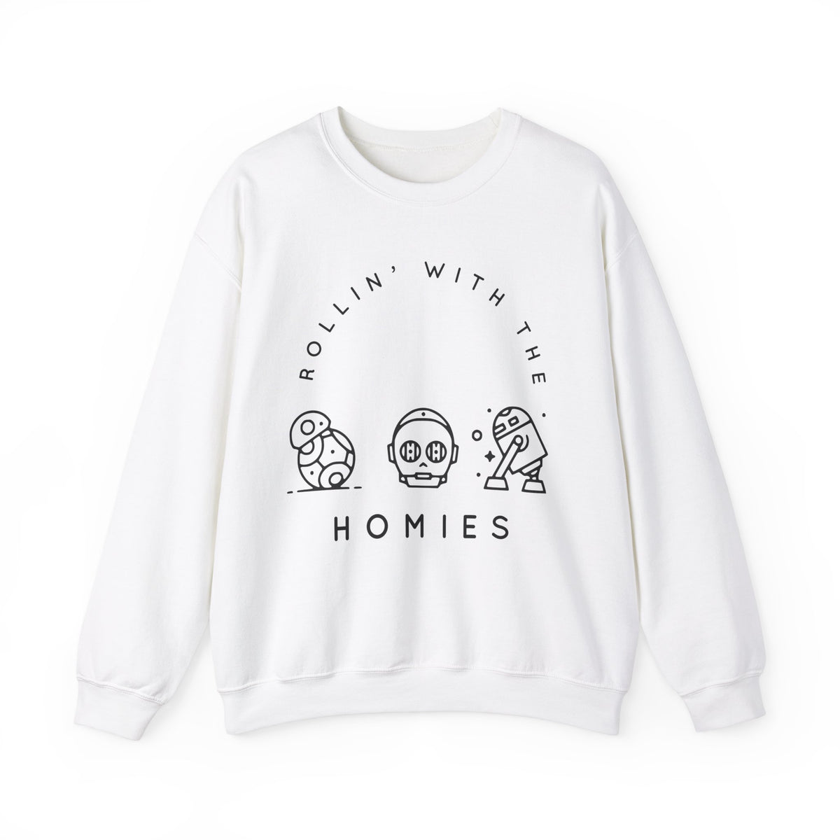 Rollin’ With The Homies Gildan Unisex Heavy Blend™ Crewneck Sweatshirt