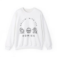 Rollin’ With The Homies Gildan Unisex Heavy Blend™ Crewneck Sweatshirt